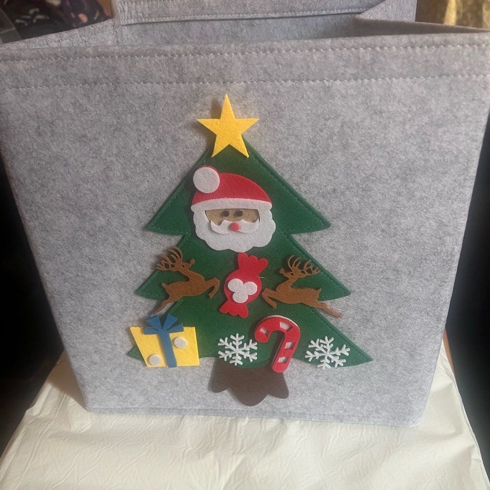 Christmas Storage Cube for storing toys, clothes or accessories. Great Gift